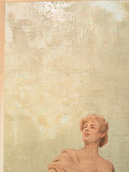 Louise ABBEMA (1858-1927) (after) 
Painting...