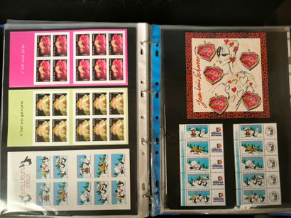 France. In 9 large binders, collection of...