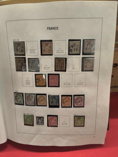 France in a box and 7 albums, collection...