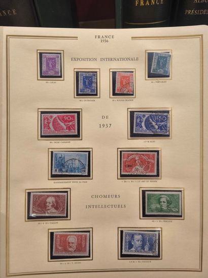 France. Collection of TP N** and OBL, from...