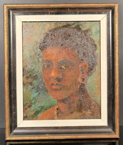 BARTHELEMY. Jeune femme aux créoles. Isorel....