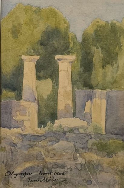 Ernest B. Lem THELEM (1869-1930)
- Olympie,...