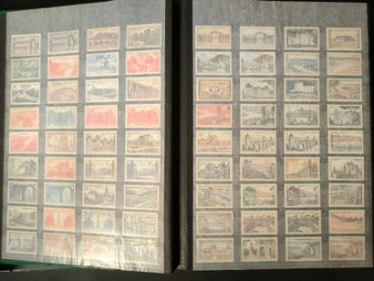 France. In 9 large binders, collection of...