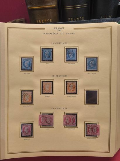 France. Collection of TP N** and OBL, from...
