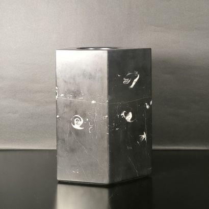 GILLES CAFFIER (born 1963). Black marble...
