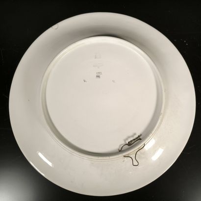VILLEROY & BOCH, Mettlach XIXème siècle Grand...