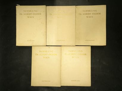 [COLLECTIONS - AUCTIONS] FIGDOR, 1930. 5...