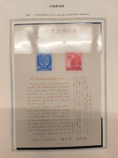 JAPAN. In a standard Yvert album
A fairly...