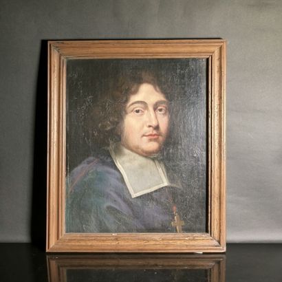 Ecole française du XVIIème. Homme d'église....