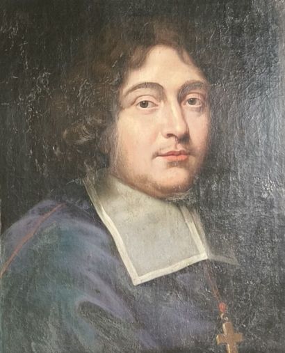 Ecole française du XVIIème. Homme d'église....