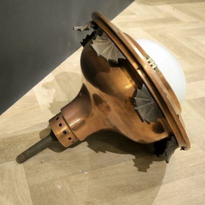 Large metal and copper suspension, 1930 (minor...
