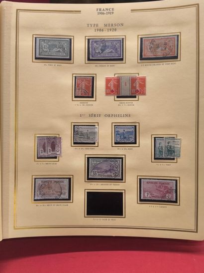 France. Collection of TP N** and OBL, from...