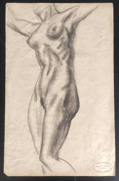 Maurice LE POITEVIN (1875-1954). Study of...