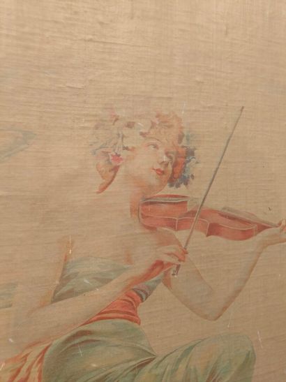 Louise ABBEMA (1858-1927) (after) 
Painting...