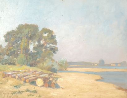 Charles BERJOLE (1884-1924)
Bord de Loire
Huile...