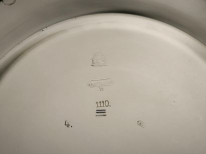 VILLEROY & BOCH, Mettlach XIXème siècle Grand...