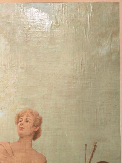 Louise ABBEMA (1858-1927) (after) 
Painting...