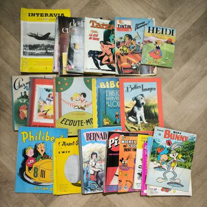 Large lot of various BB magazines and albums,...
