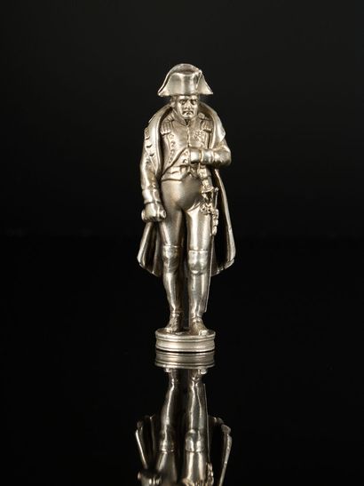 Silver Napoleon seal. Minerve hallmark. Height:...