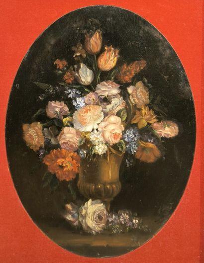 Ecole française du XIXème siècle. Vase de...