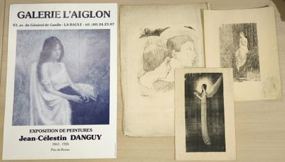 Jean Célestin DANGUY (1863-1926). Lot of...