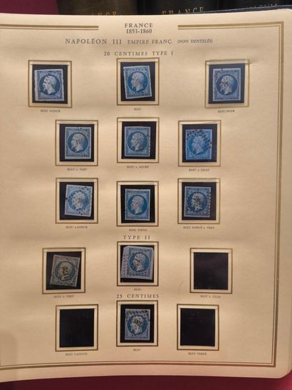 France. Collection of TP N** and OBL, from...