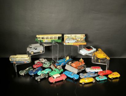 Set of 26 vehicles, Dinky-Supertoys, Corgi-Toys,...