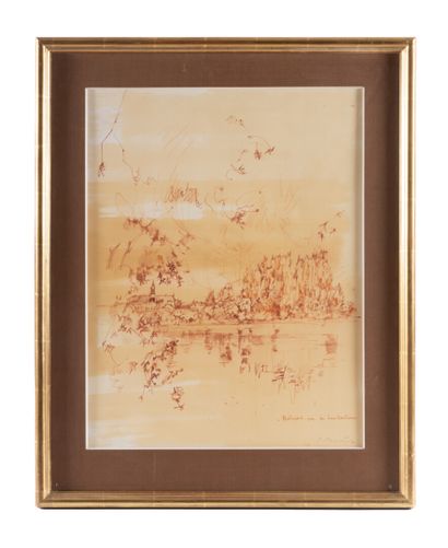 Jean COMMERE (1920-1986)
Belmont sur la lombardière
Wash,...