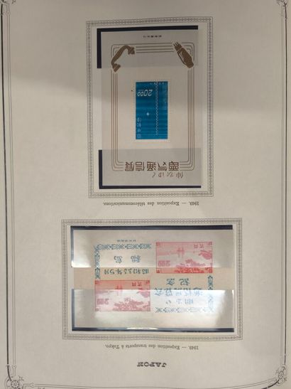 JAPAN. In a standard Yvert album
A fairly...