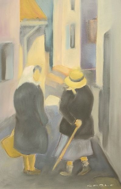 Jean-Louis CARLE (1938-2003) Morning meeting...