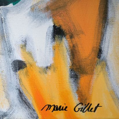 Marie GILLET (born 1965). Untitled. Painting...