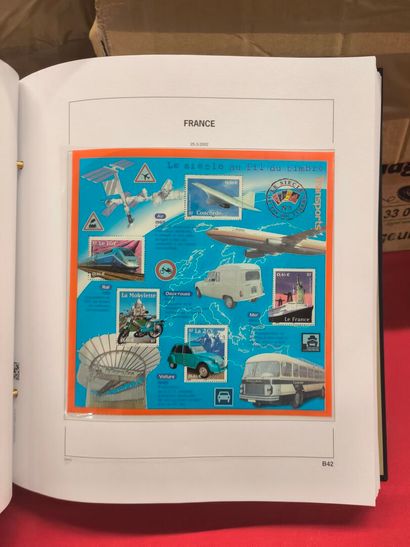France in a box and 7 albums, collection...