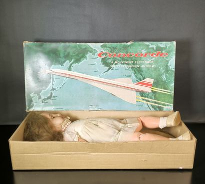 UNIS FRANCE. Bisque head doll marked 301,...
