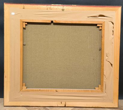 RAIMONDO. Pressing. Painting on canvas, signed...