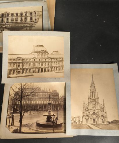 Important lot of photographs and prints on...