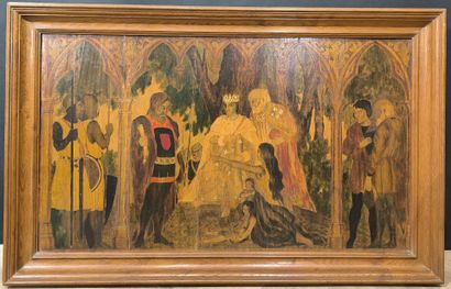Late 19th century French school. Saint Louis...