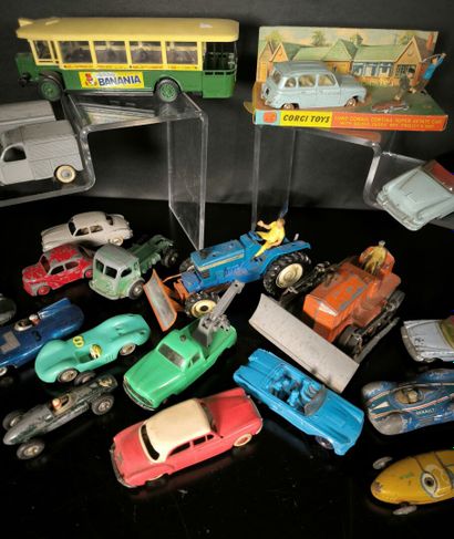 Set of 26 vehicles, Dinky-Supertoys, Corgi-Toys,...
