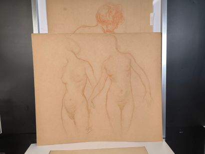 Emile Quentin BRIN (1863-1950). 4 dessins...