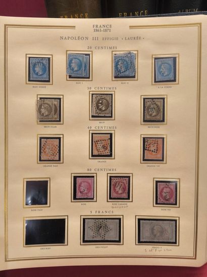 France. Collection of TP N** and OBL, from...