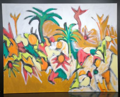 Marie GILLET (born 1965). Untitled. Painting...