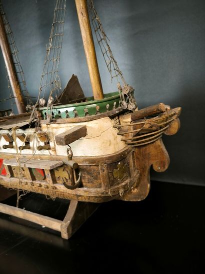 Wooden ship model, 