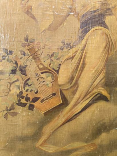 Louise ABBEMA (1858-1927) (after) 
Painting...