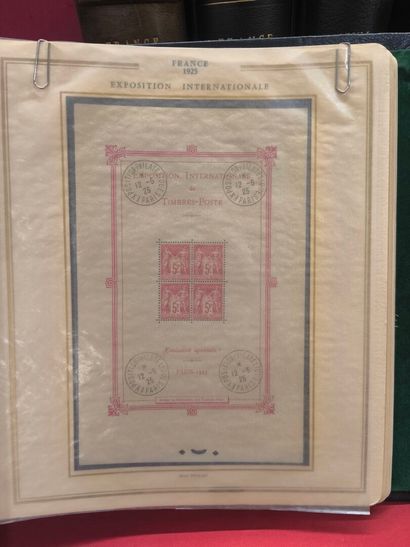 France. Collection of TP N** and OBL, from...