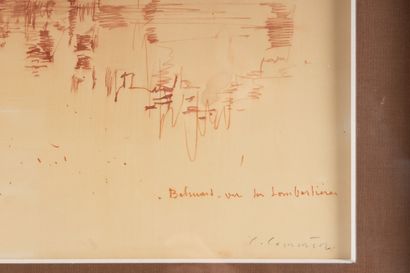 Jean COMMERE (1920-1986)
Belmont sur la lombardière
Wash,...