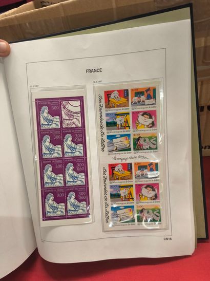 France in a box and 7 albums, collection...