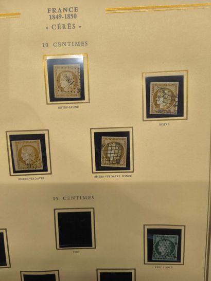 France. Collection of TP N** and OBL, from...