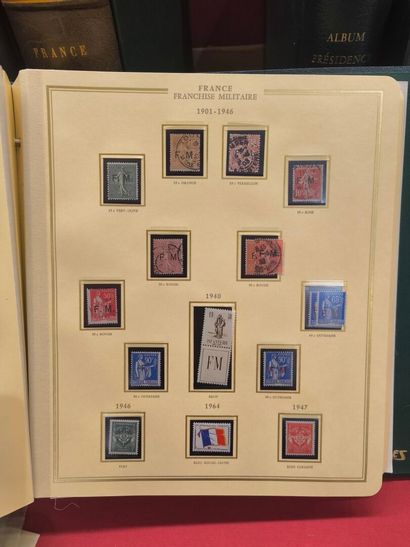 France. Collection of TP N** and OBL, from...