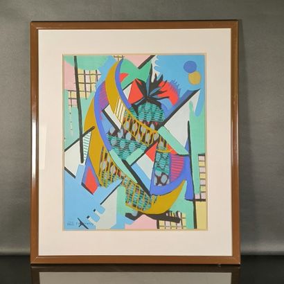 Jean VIOLLIER (1896-1985). Still life with...