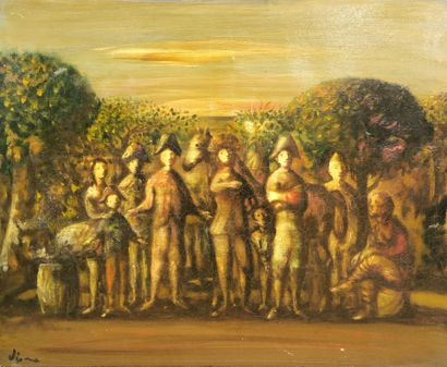 Sylvain VIGNY (1903-1970). Characters from...
