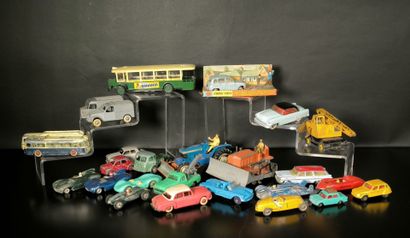 Set of 26 vehicles, Dinky-Supertoys, Corgi-Toys,...